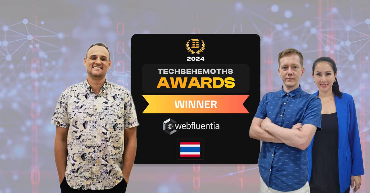 Webfluentia Wins Big at the TechBehemoths Awards 2024! 🎉