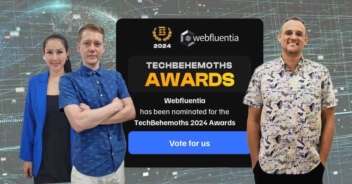 Webfluentia Nominated for TechBehemoths Awards... Vote for us & Help us WIN!